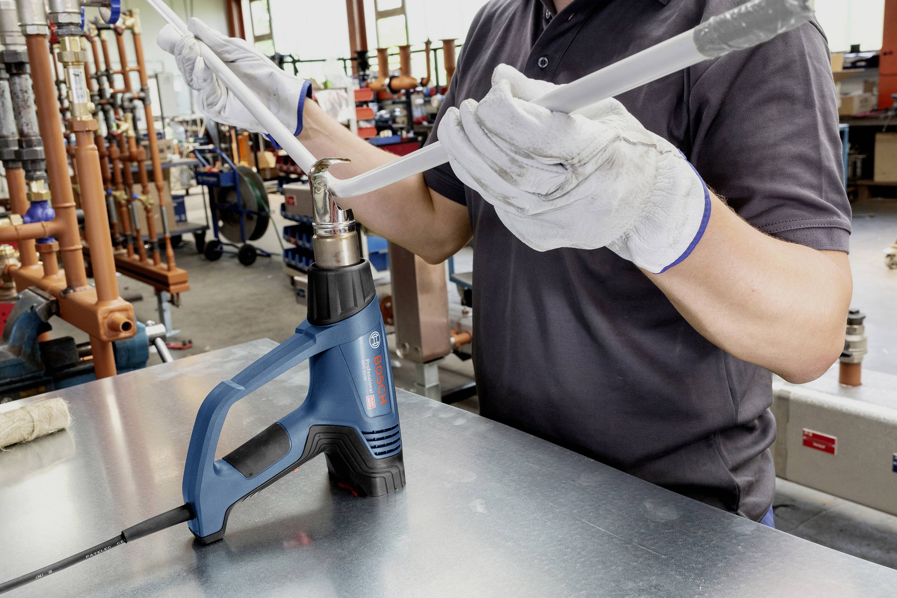 Bosch Professional 06012A6300 GHG 23-66 Heißluftgebläse inkl. Tasche 2300W