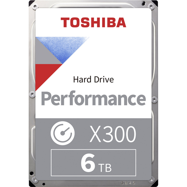 Toshiba X300 6 TB Interne Festplatte 8.9 cm (3.5 Zoll) SATA III HDWE160UZSVA Bulk