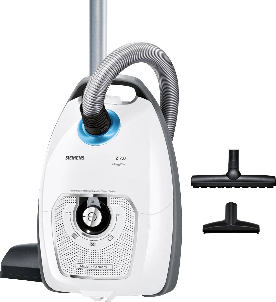 Siemens Hausgeräte VSZ7442S Staubsauger 650 W mit Staubbeutel