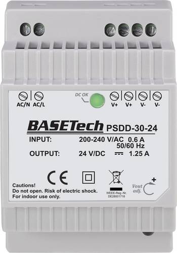 PSDD-30-24 Hutschienen-Netzteil (DIN-Rail) 24V 1.25A 30 Wp 2 x