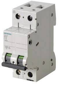 Siemens 5SL62027 5SL6202-7 Leitungsschutzschalter 2A 400V