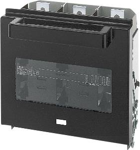 Schwarzes elektrisches Relaisgehäuse mit drei horizontalen Steckverbindungen oben und vier seitlichen Anschlüssen.