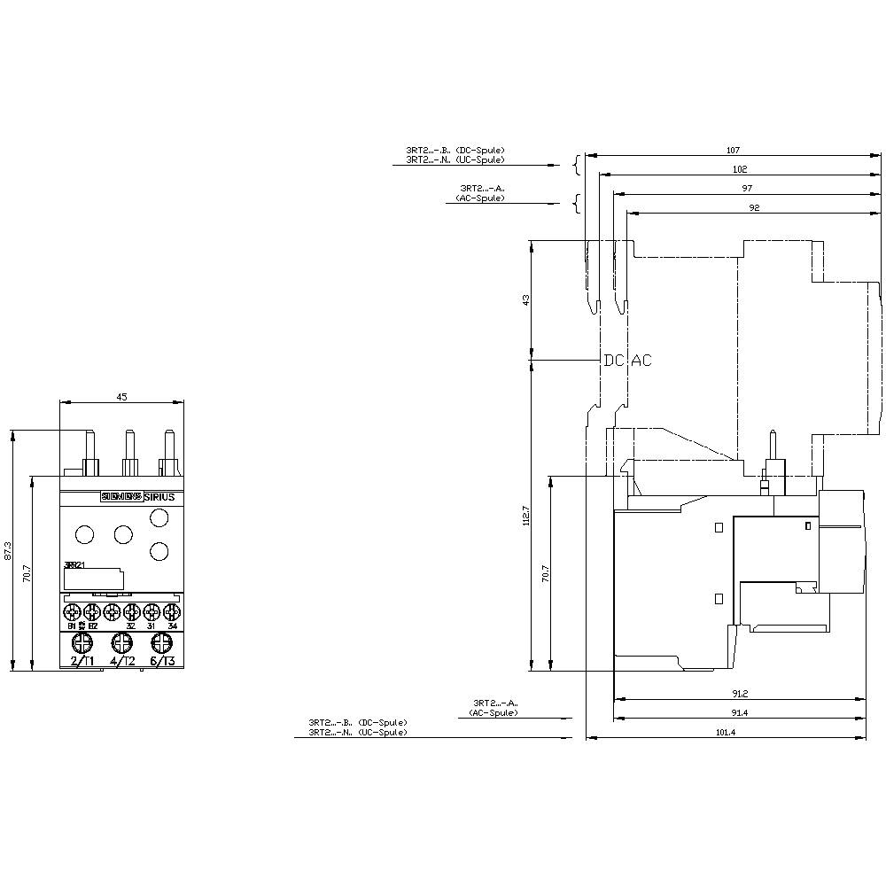 Siemens 3RR2142-1AW30 Überwachungsrelais
