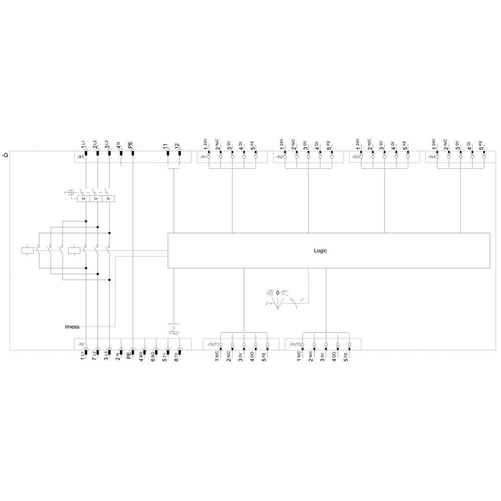 Siemens 3RK1395-6LS41-3AD0 3RK13956LS413AD0 Motorstarter Motorleistung bei 400V 5.5kW 400V Nennstrom 12A