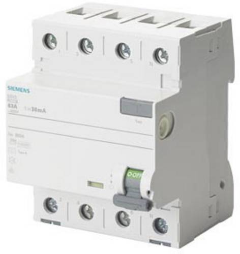 Siemens 5SV33576 5SV3357-6 FI-Schutzschalter A 80 A 0.03 A 500 V
