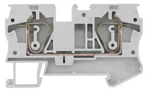 Siemens 8WH20000AH00 Durchgangsklemme 8.2mm Federzuganschluss Grau 1St.