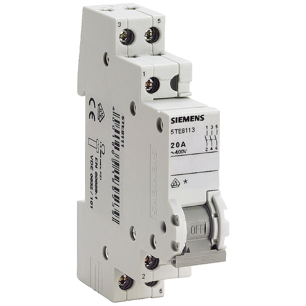 Siemens Ausschalter Grau 32A 3 Schließer 5TE8213 Siemens Ausschalter Grau 32A 3 Schließer 5TE8213
