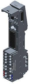 Ein Siemens-Modul SIMATIC HCB mit verschiedenen Anschlüssen, geeignet für industrielle Anwendungen zur Steuerung elektrischer Geräte.