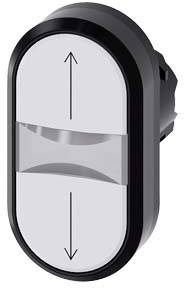 Siemens 3SU10003AB660AN0 3SU1000-3AB66-0AN0 Doppeldrucktaster (B x H) 29.8 mm x 57.7 mm IP66, IP67