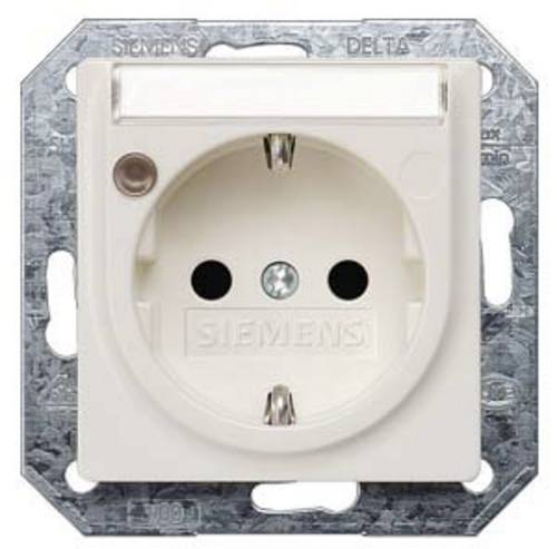 Siemens Schalterprogramm Schutzkontakt-Steckdose Delta Weiß 5UB1524 1 St.