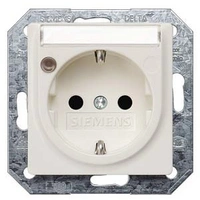 Siemens Schalterprogramm Schutzkontakt-Steckdose Delta Weiß 5UB1524 1St. Siemens Schalterprogramm Schutzkontakt-Steckdose Delta Weiß 5UB1524 1St.