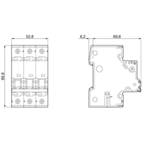 Siemens 5SY63327 5SY6332-7 Leitungsschutzschalter 32A 230 V, 400V Siemens 5SY63327 5SY6332-7 Leitungsschutzschalter 32A 230 V, 400V