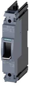 Ein grauer Siemens-Leistungsschalter mit einem Schalter vorne, der zur Kontrolle elektrischer Stromflüsse in Anlagen verwendet wird.