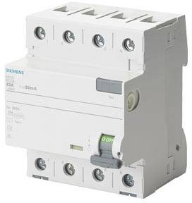 Siemens 5SV36473 5SV3647-3 FI-Schutzschalter F 80A 0.3A 400V