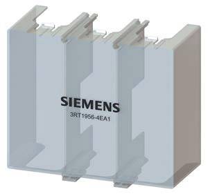 Kunststoffabdeckung mit der Aufschrift 'SIEMENS 3RT1956-4EA1', meist verwendet als Schutz für elektrische Komponenten.