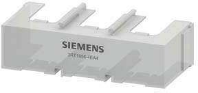 Ein graues Kunststoffteil mit der Aufschrift 'SIEMENS 3RT1956-4EA4'.