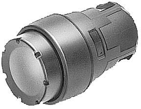 Ein zylindrisches mechanisches Bauteil mit Rillen, Aussparungen und einem flachen Ende. Es hat eine technische Funktion.