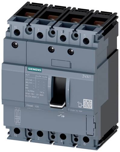 Siemens 3VA1040-3ED42-0AA0 Leistungsschalter 1 St. Einstellbereich (Strom): 40 - 40 A Schaltspannun