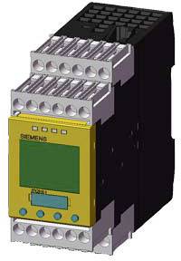 Ein Siemens-Niederspannungsschütze mit gelbem Gehäuse und mehreren Anschlussklemmen. Verwendet zur Steuerung elektrischer Schaltungen.