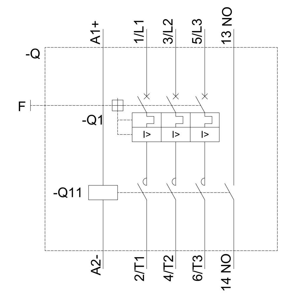 Siemens 3RA2110-1KA17-1BB4 3RA21101KA171BB4 Verbraucherabzweig Motorleistung bei 400V 5.5kW 690V Nennstrom 11.5A