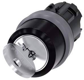 Siemens 3SU10304BC010AA0 3SU1030-4BC01-0AA0 Schlüsselschalter 1 x 45 ° IP66, IP67, IP69/IP69K 1 St.