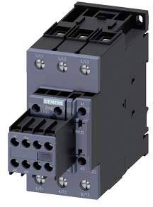 Industrieller Leistungsschalter von Siemens, Modellnummer 3RT2017-1BB42, mit mehreren Anschlussklemmen für elektrische Schaltungen.