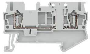 Siemens 8WH20006AF00 Trennklemme 5.2mm Federzuganschluss Grau 1St.