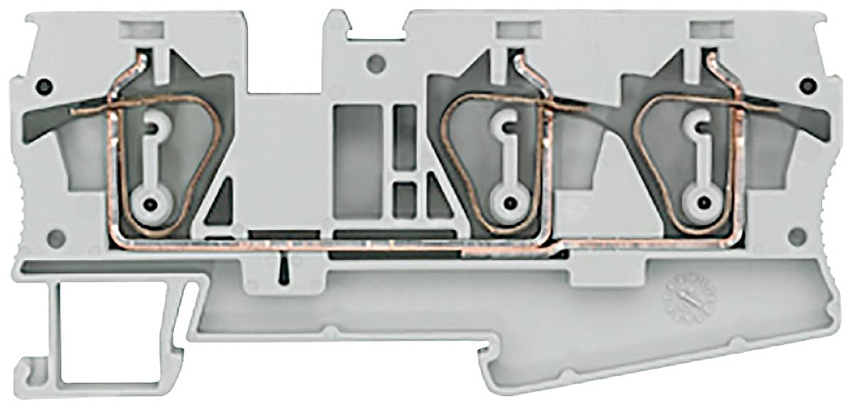 Siemens 8WH20030AH00 Durchgangsklemme 8.2mm Federzuganschluss Grau 1St.