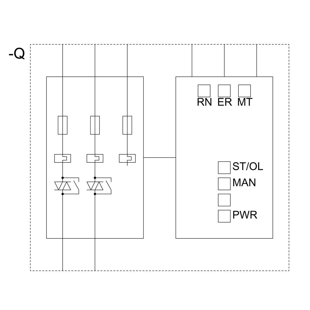 Siemens 3RK1308-0AC00-0CP0 3RK13080AC000CP0 Direktstarter Motorleistung bei 400V 1.1kW 500V Nennstrom 3A