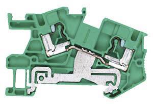 Siemens 8WH60010CH07 PE-Durchgangsklemme 8.2mm Steck-Klemm Grün, Gelb 1St.