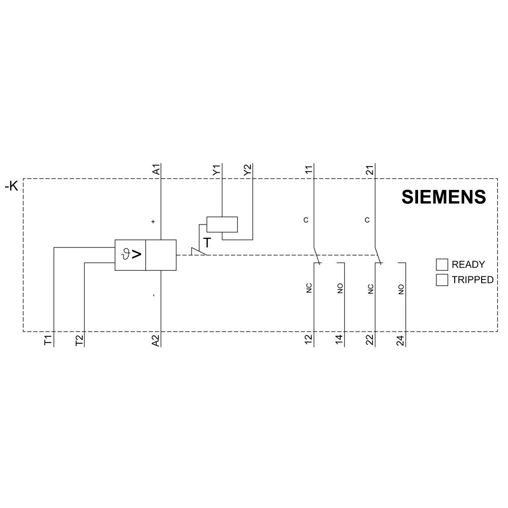 Siemens Thermistor-Motorschutzrelais 2 Wechsler 1 St. 3RN2013-2BA30