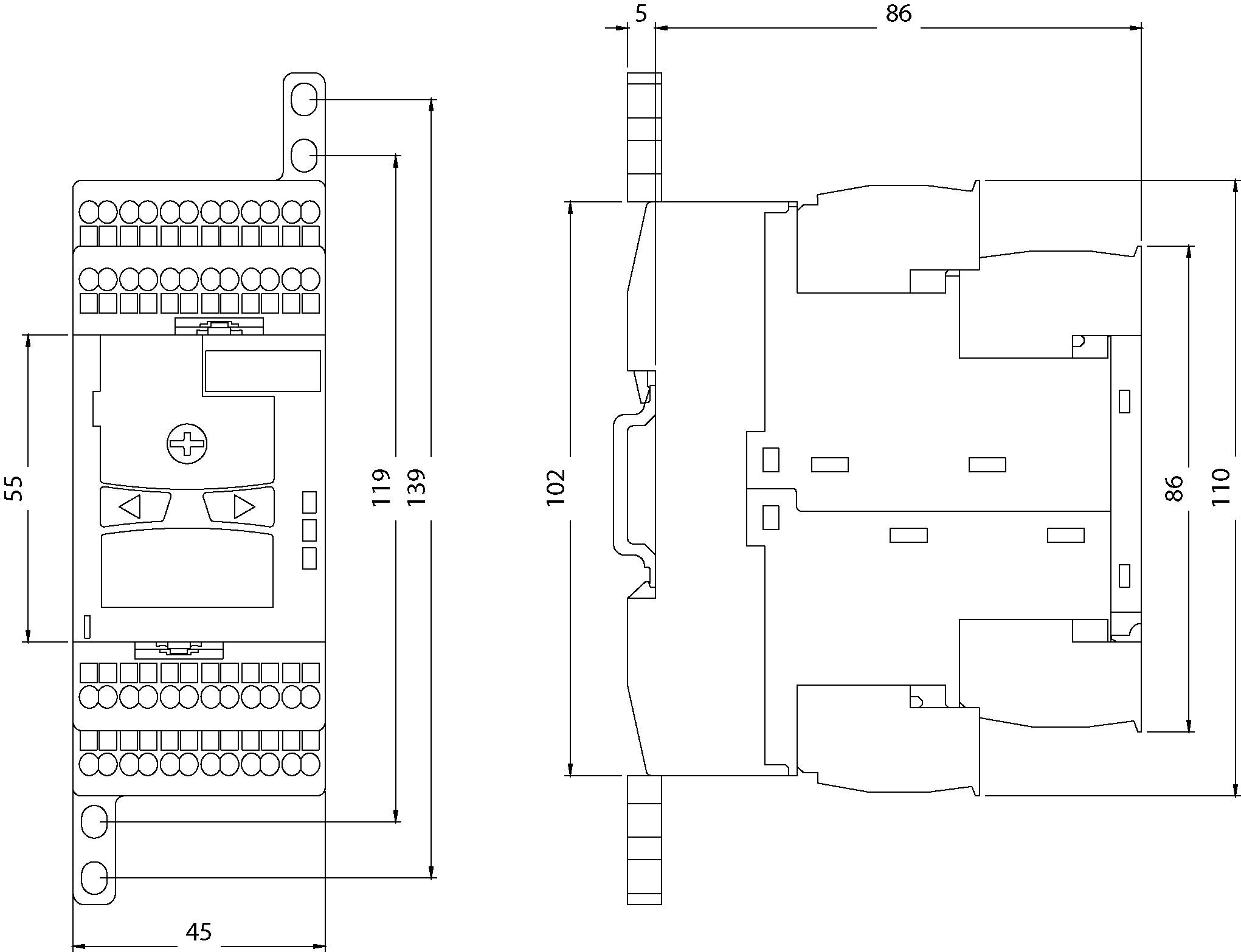 Siemens 3RS1142-2GD80 Temperatur-Überwachungsrelais