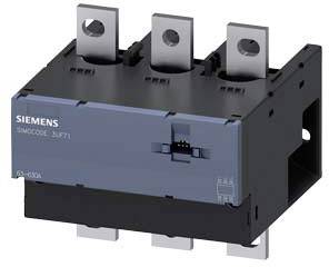 Schütz von Siemens, Modellnummer 3LF71, mit drei Hauptanschlüssen, für industrielle Anwendungen in der Elektrotechnik.