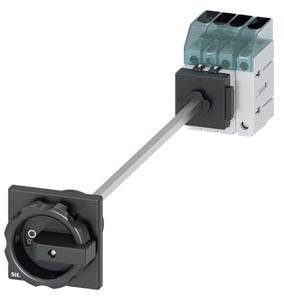 Elektrischer Schaltschalter mit langem Griff und drei Anschlüssen in transparenter Abdeckung, dient zur Steuerung elektrischer Schaltungen.