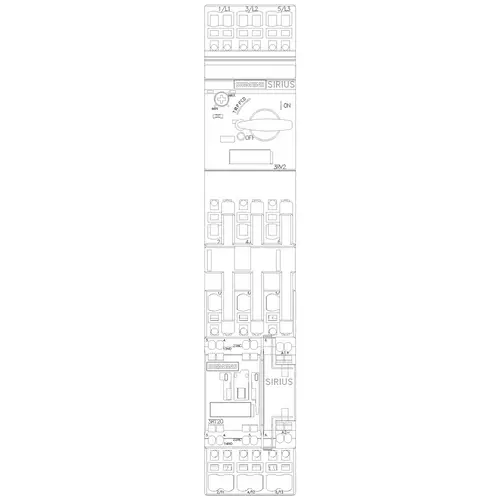Siemens 3RA2120-4CE27-0BB4 3RA21204CE270BB4 Verbraucherabzweig Motorleistung bei 400V 11kW 690V Nennstrom 22A Siemens 3RA2120-4CE27-0BB4 3RA21204CE270BB4 Verbraucherabzweig Motorleistung bei 400V 11kW 690V Nennstrom 22A