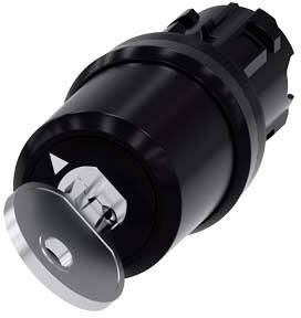 Siemens 3SU10005HF010AA0 3SU1000-5HF01-0AA0 Schlüsselschalter 1 x 90° IP66, IP67, IP69/IP69K 1St.