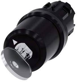 Siemens 3SU10005SF110AA0 3SU1000-5SF11-0AA0 Schlüsselschalter 1 x 90° IP66, IP67, IP69/IP69K 1St.