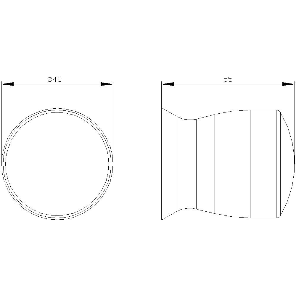 Siemens 3SU19000DF700AA0 3SU1900-0DF70-0AA0 Schutzkappe IP66, IP67 1St.