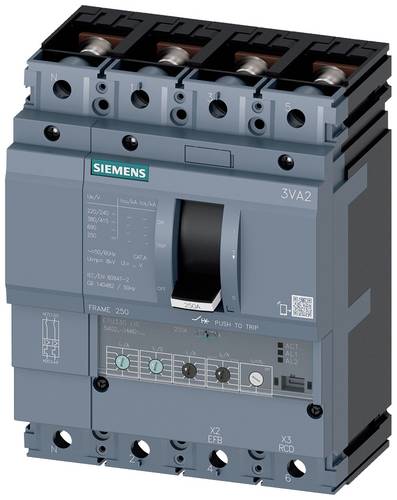 Siemens 3VA2216-6HM42-0AA0 Leistungsschalter 1 St. Einstellbereich (Strom): 63 - 160 A Schaltspannu
