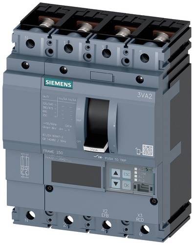 Siemens 3VA2216-8JQ42-0AA0 Leistungsschalter 1 St. Einstellbereich (Strom): 63 - 160 A Schaltspannu