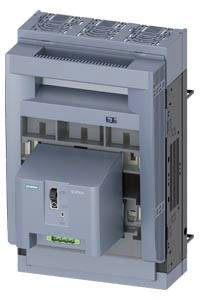 Ein elektrisches Gerät in Grau-Blau mit Lüftungsschlitzen oben, einem zentralen digitalen Display und mehreren Anschlussklemmen.