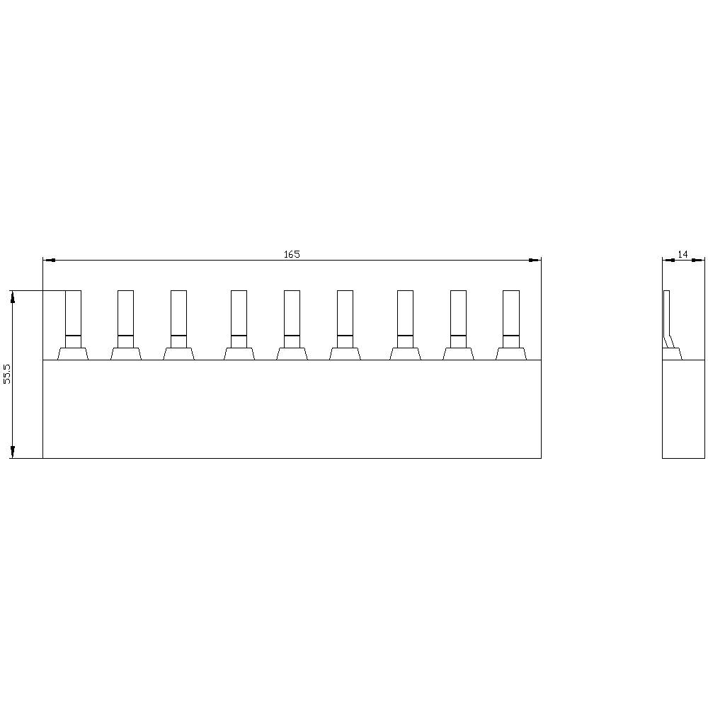 Siemens 3RV1935-1B Sammelschiene 1St.