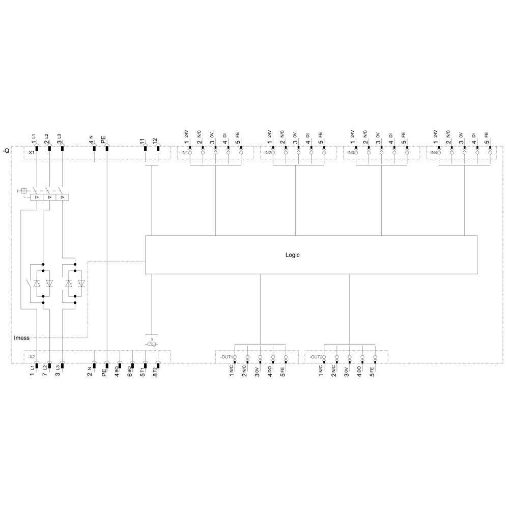 Siemens 3RK1395-6LS71-0AD0 3RK13956LS710AD0 Motorstarter Motorleistung bei 400V 5.5kW 400V Nennstrom 12A
