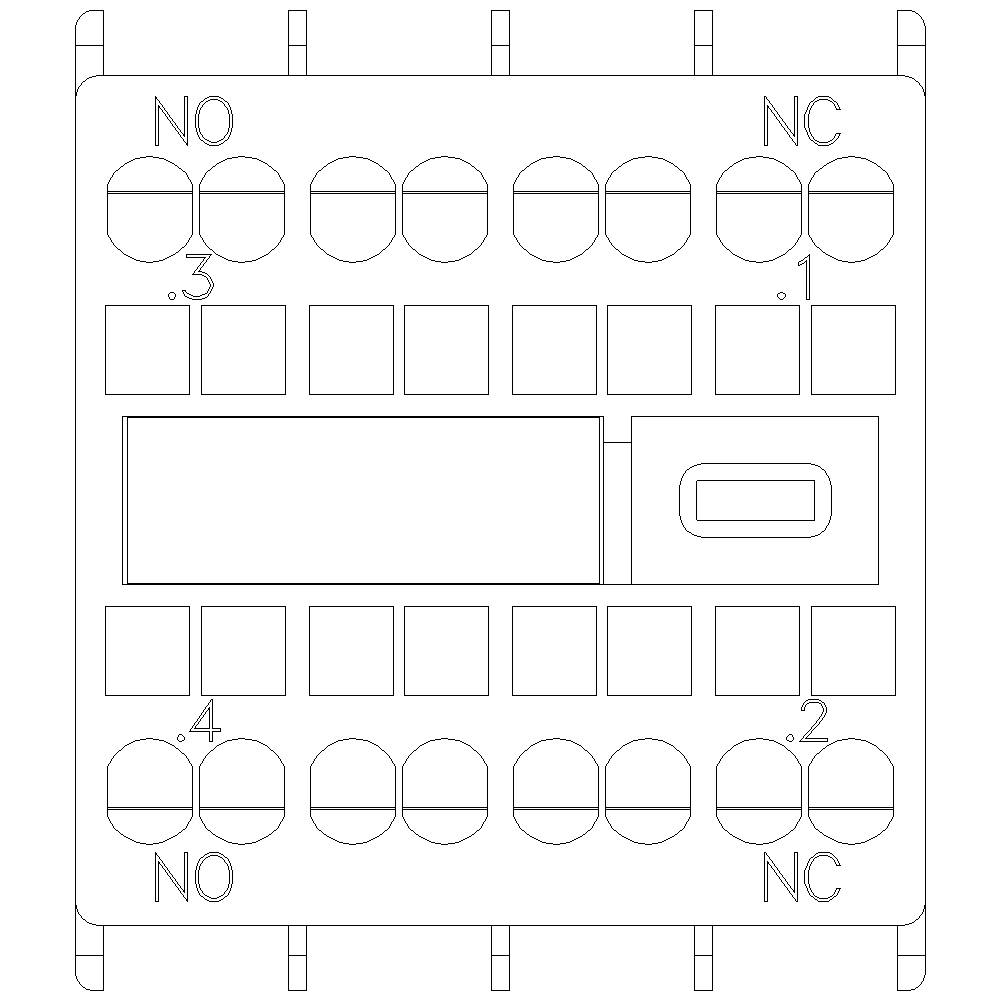 Siemens 3RH2911-2NF11 Hilfsschalterblock 1St.