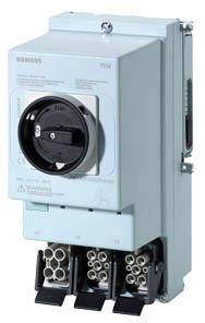 Ein elektrischer Schalter mit mehreren Anschlussklemmen, geeignet für industrielle Anwendungen. Hauptschalter in neutraler Position.
