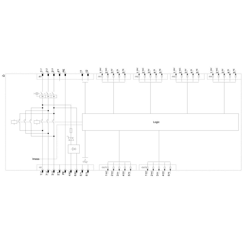 Siemens 3RK1395-6LS41-1AD5 3RK13956LS411AD5 Motorstarter Motorleistung bei 400V 5.5kW 400V Nennstrom 12A