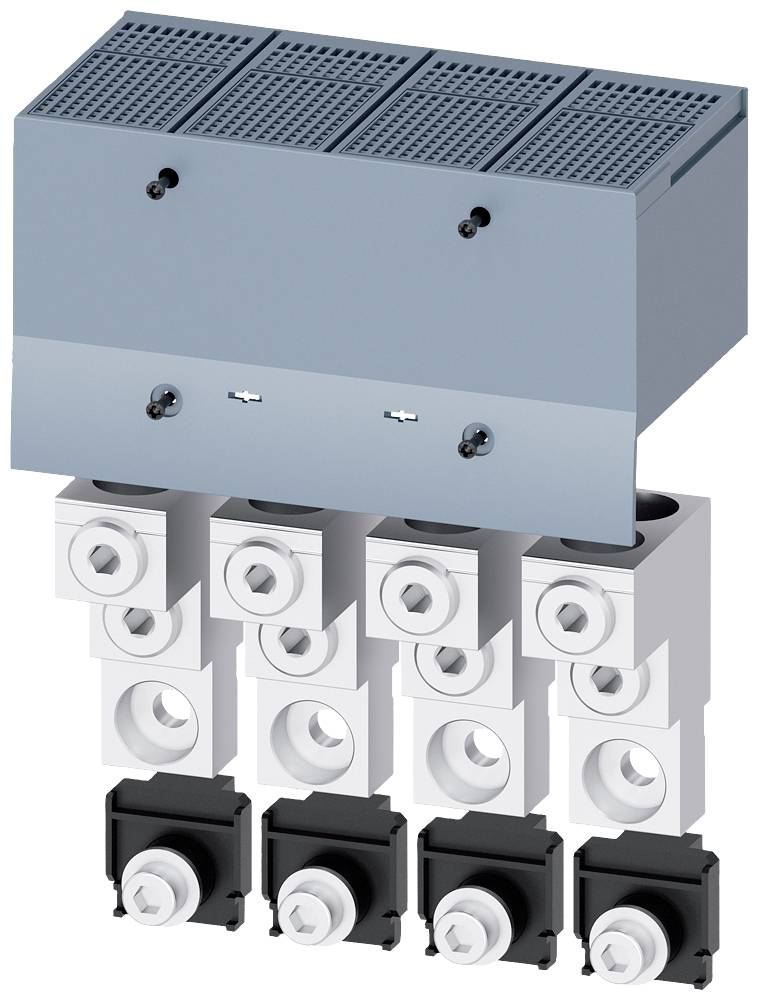 Ein technisches Gerät mit mehreren elektronischen Anschlüssen und Schaltern, möglicherweise für industrielle oder elektrotechnische Anwendungen.