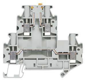 Siemens 8WH10206AC00 Doppelstockklemme 6.2mm Schrauben Beige 1St.