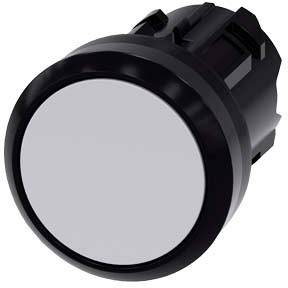 Runder schwarzer Knopf mit grauer Oberfläche, verwendet in elektronischen Geräten zur Bedienung oder Steuerung.