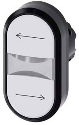 Siemens 3SU10003AB660AM0 3SU1000-3AB66-0AM0 Doppeldrucktaster (B x H) 29.8 mm x 57.7 mm IP66, IP67